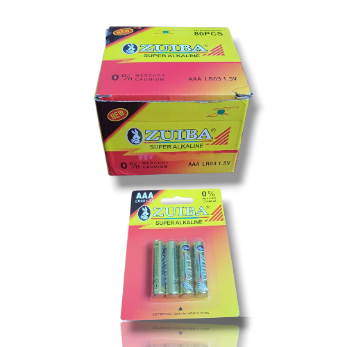 ZUIBA BATTERY AAA LR03 1.5V SUPER ALKALI - Image 3